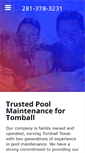 Mobile Screenshot of poolservicetomball.com